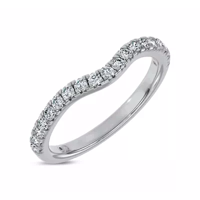 Octave Contoured Pavé Band by Christian Siriano