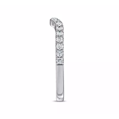 Octave Contoured Pavé Band by Christian Siriano