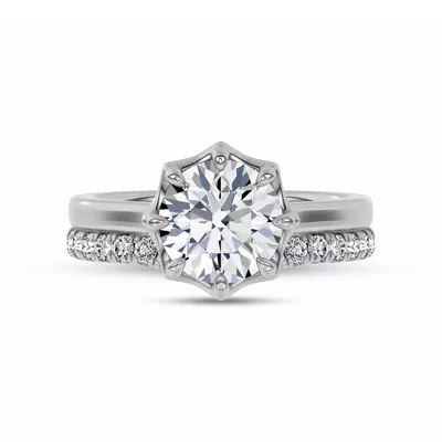 Octave Contoured Pavé Band by Christian Siriano