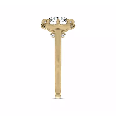 Octave Scalloped Lab Engagement Ring by Christian Siriano