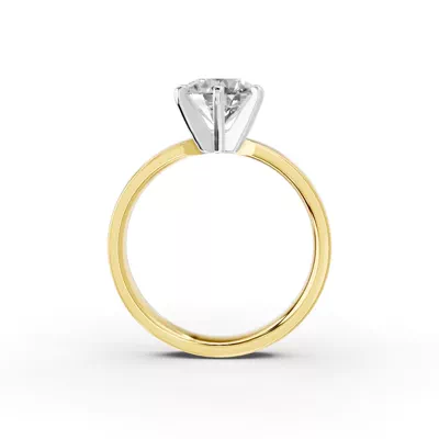 Boda Six-Prong Comfort-Fit Engagement Ring (3mm)
