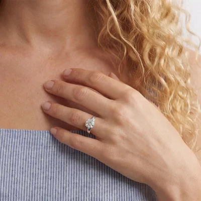 Linda Comfort-Fit Engagement Ring (3mm)
