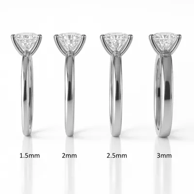 Linda Comfort-Fit Engagement Ring (2.5mm)