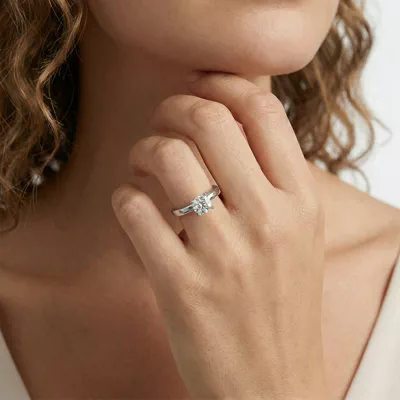 Linda Comfort-Fit Engagement Ring (2.5mm)