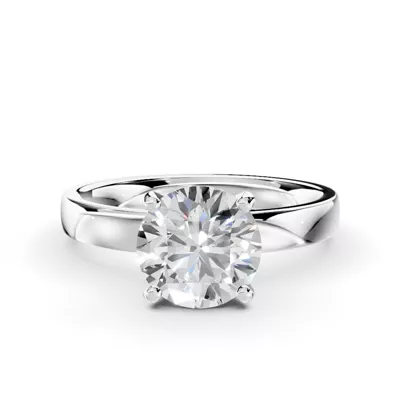 Linda Comfort-Fit Engagement Ring (2.5mm)