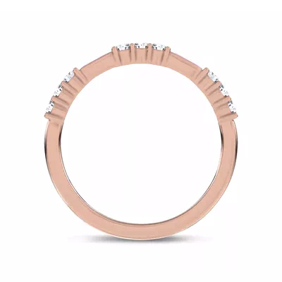 Fiora Pink Ceramic Diamond Band by Christian Siriano