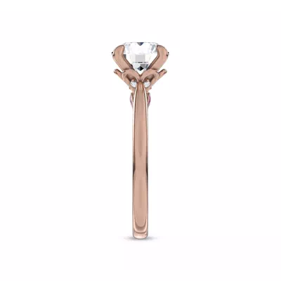 Fiora Pink Ceramic Engagement Ring by Christian Siriano
