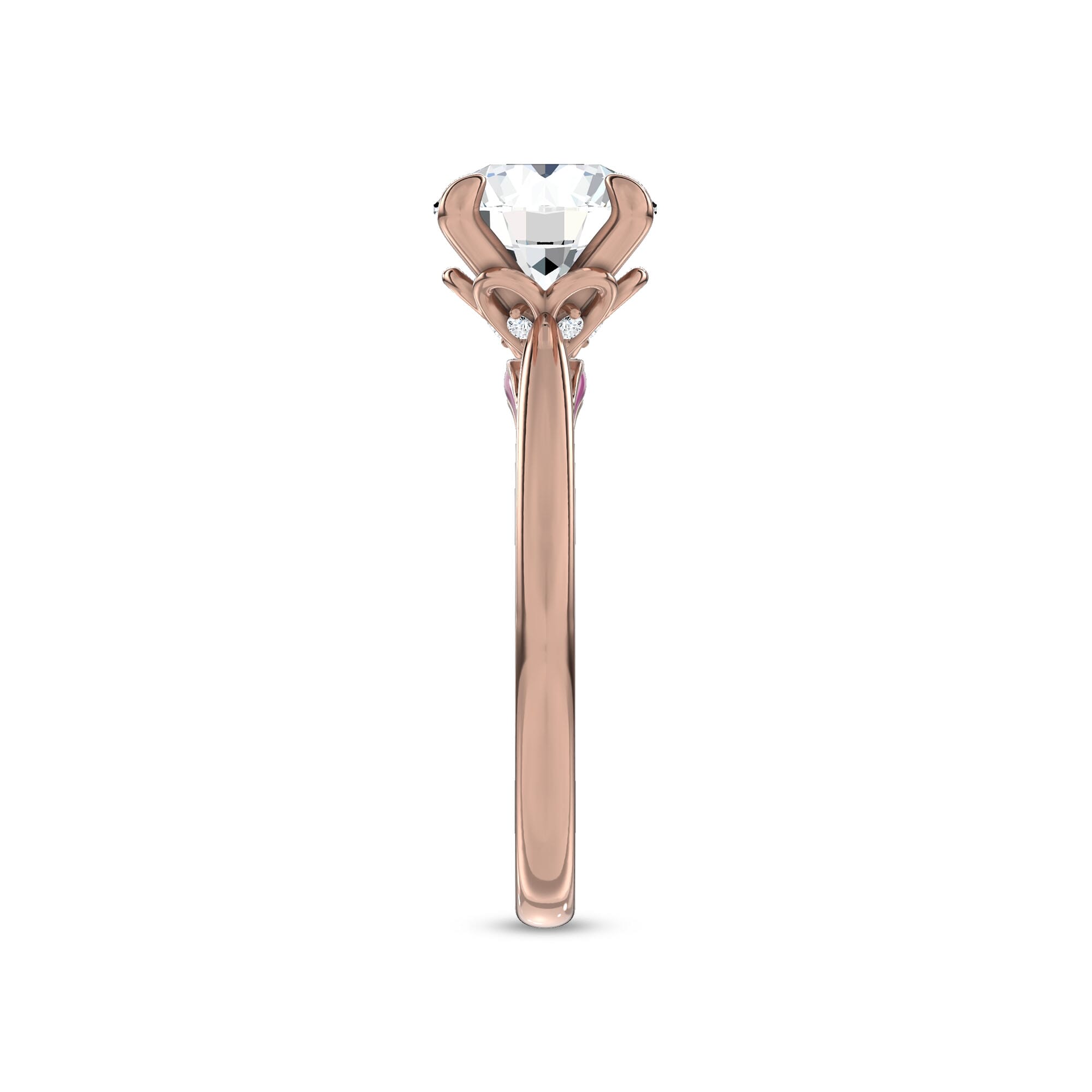 Fiora Pink Ceramic Engagement Ring by Christian Siriano