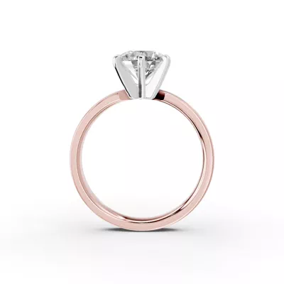 Boda Six-Prong Comfort-Fit Engagement Ring (2.5mm)