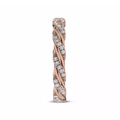 Woven Love Pavé Lab Ininity Band by Christian Siriano