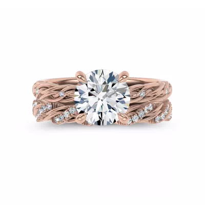 Woven Love Pavé Ininity Band by Christian Siriano