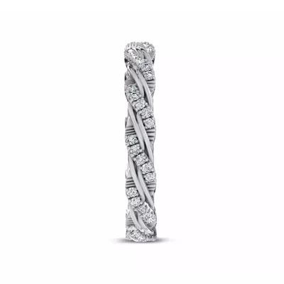 Woven Love Pavé Ininity Band by Christian Siriano