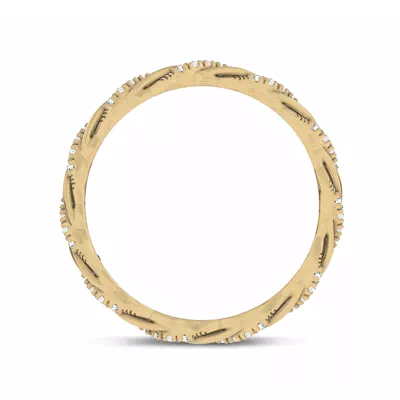 Woven Love Pavé Lab Ininity Band by Christian Siriano