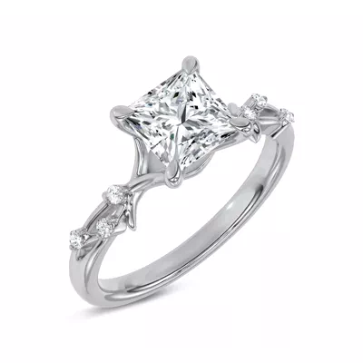 Vionne Vine Engagement Ring