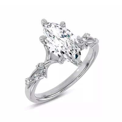 Vionne Vine Engagement Ring