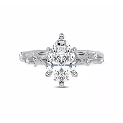 Vionne Vine Engagement Ring