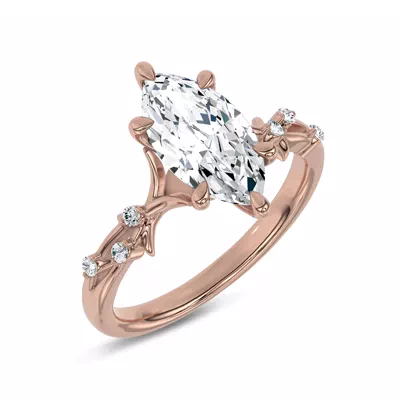 Vionne Vine Engagement Ring