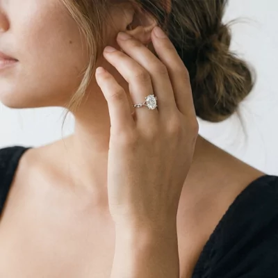 Vionne Vine Engagement Ring