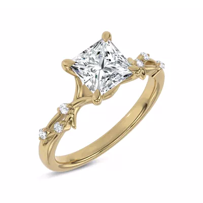 Vionne Vine Engagement Ring