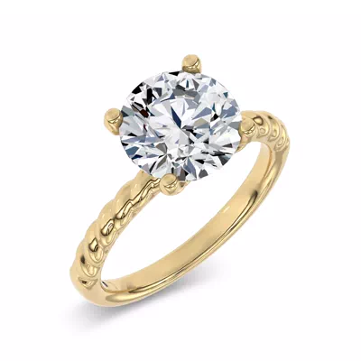 Yarn Twist Engagement Ring by Christian Siriano