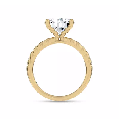Yarn Twist Engagement Ring by Christian Siriano