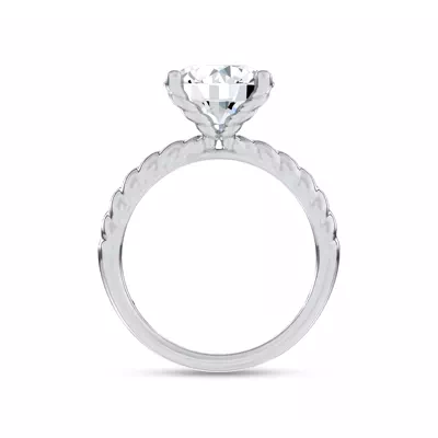 Yarn Twist Engagement Ring by Christian Siriano