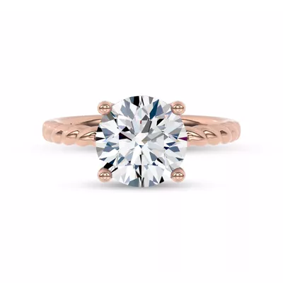 Yarn Twist Engagement Ring by Christian Siriano