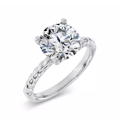 Yarn Twist Engagement Ring by Christian Siriano
