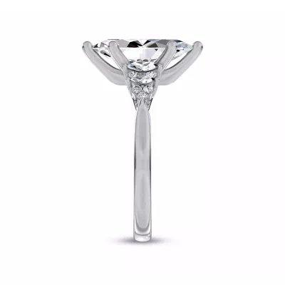 Almita Marquise And Round Diamond Engagement Ring