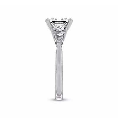 Almita Marquise And Round Diamond Engagement Ring