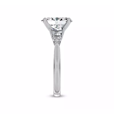 Almita Marquise And Round Diamond Engagement Ring