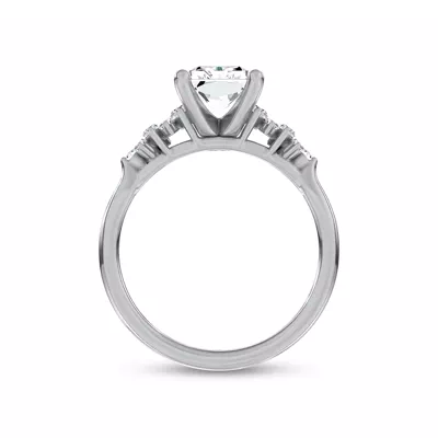 Almita Marquise And Round Diamond Engagement Ring