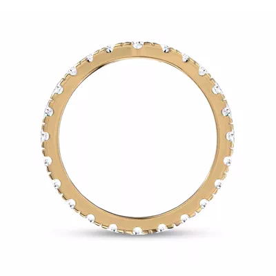 Boda Curved Lab Diamond Eternity Band (3mm)
