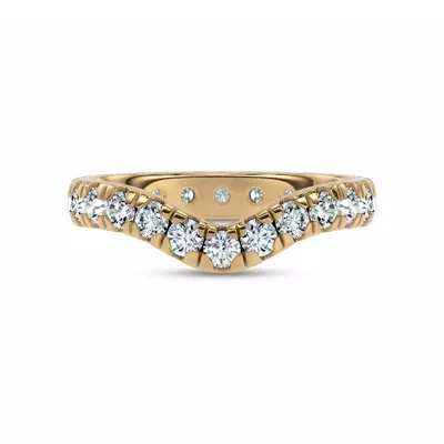 Boda Curved Diamond Eternity Band (3mm)