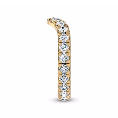 Boda Curved Diamond Eternity Band (3mm)