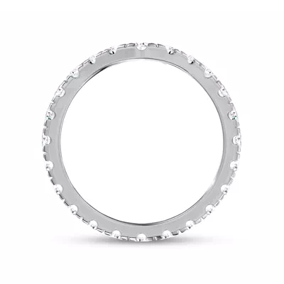 Boda Curved Lab Diamond Eternity Band (3mm)