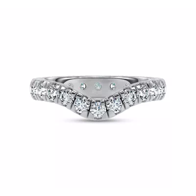 Linda Curved Lab Diamond Eternity Band (3mm)