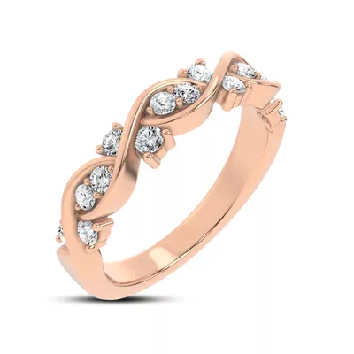 Charlie Swirl Diamond Band