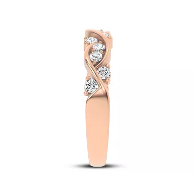 Charlie Swirl Diamond Band