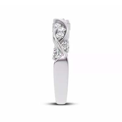Charlie Swirl Diamond Band