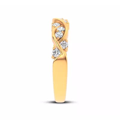 Charlie Swirl Diamond Band