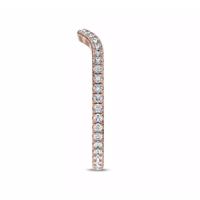 Boda Curved Diamond Eternity Band (1.5mm)