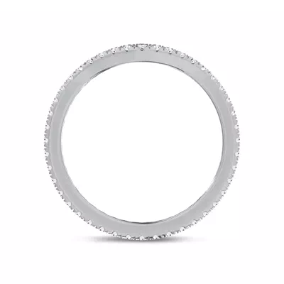 Linda Curved Diamond Eternity Band (1.5mm)
