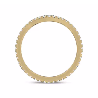 Linda Curved Diamond Eternity Band (1.5mm)