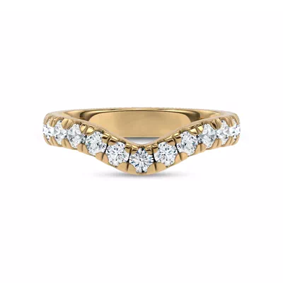 Boda Curved Pavé Lab Diamond Band (3mm)
