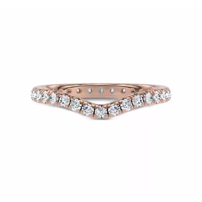 Linda Curved Diamond Eternity Band (2mm)