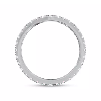 Linda Curved Diamond Eternity Band (2mm)