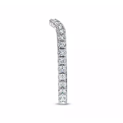 Linda Curved Diamond Eternity Band (2mm)