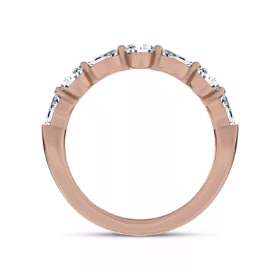 Alternating Marquise Diamond Band