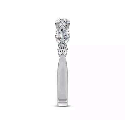 Alternating Marquise Diamond Band